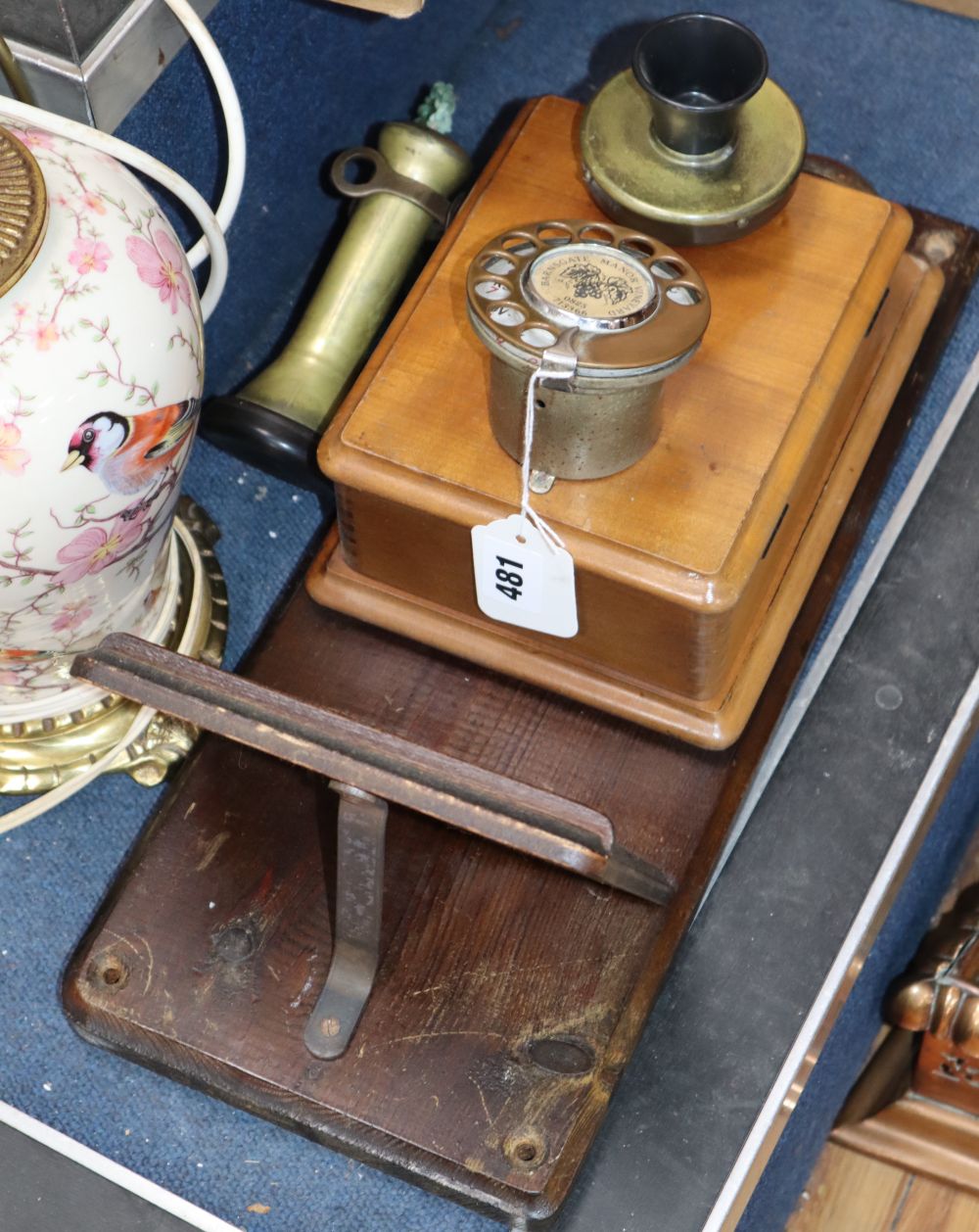 A Vintage wall mounted telephone